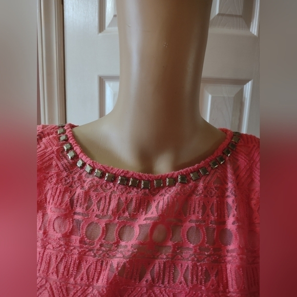NWT Ruby Rd Petite Woman's Size pm petite medium double layered blouse shirt top - Picture 2 of 6